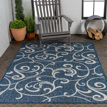 Maribel Traditional Classic All-Over Scroll Area Rug